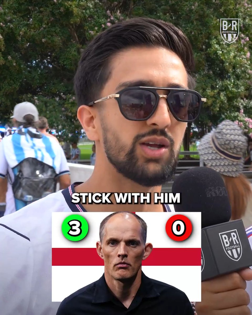 Despite his tactics in the semifinal loss to Argentina, England fans want to keep Thomas Tuchel 🎤