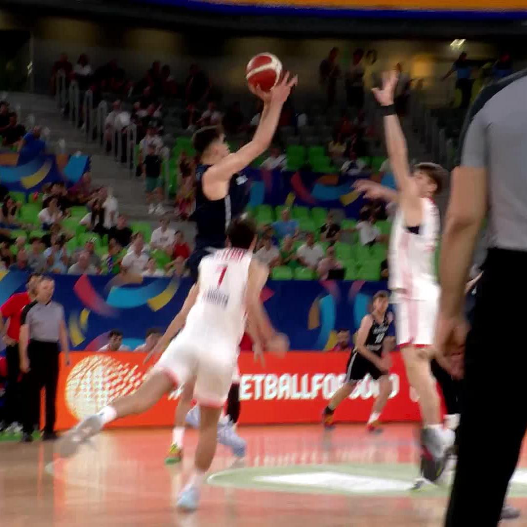 MVP of the tournament so far? Urban Kroflic is a one-man spectacle. 😵 📊 26 PTS | 7 REB | 5 AST | #U20EuroBasket