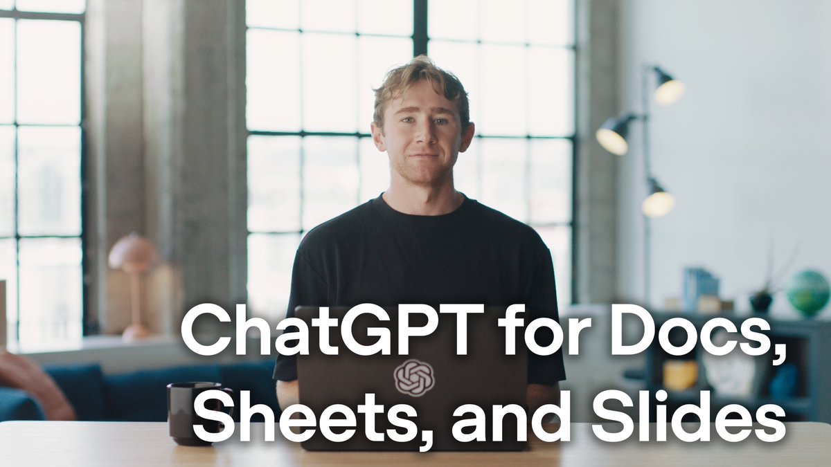 Create and edit polished docs, spreadsheets, and slides in ChatGPT Work. Nick walks you through it.