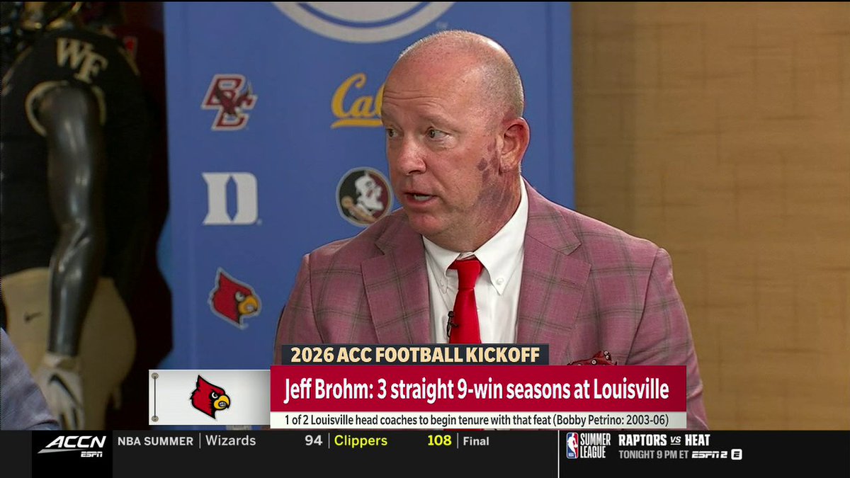 “He’s gonna need to have 80+ catches for us and 10+ touchdowns.” Jeff Brohm says Tre Richardson will be an X-factor for Louisville Football 🔥