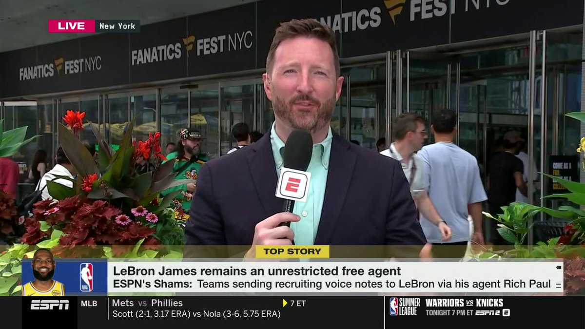 "There's been no information coming from LeBron or Rich Paul about what he's thinking." Brian Windhorst and Dave McMenamin on LeBron's free agency decision still being in limbo ✍️