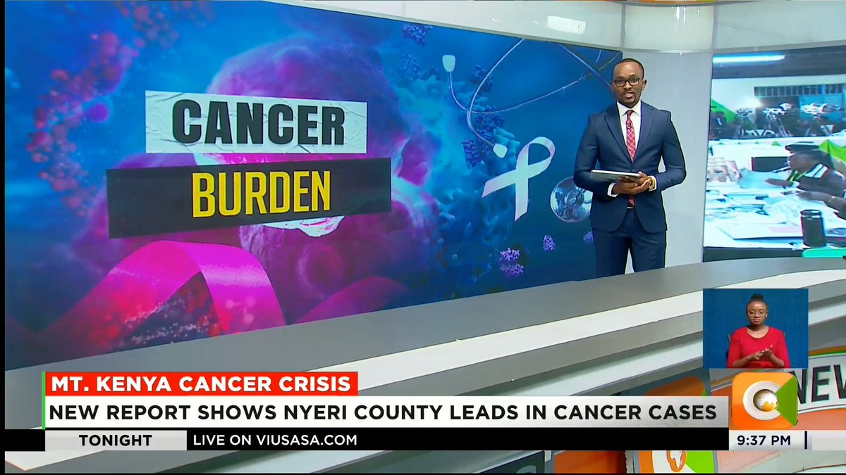Nyeri County has emerged as one of Kenya's highest cancer hotspots, with an incidence rate of up to 2,127 cases per 100,000 people. The most prevalent types are breast, cervical, esophageal, and prostate cancers.