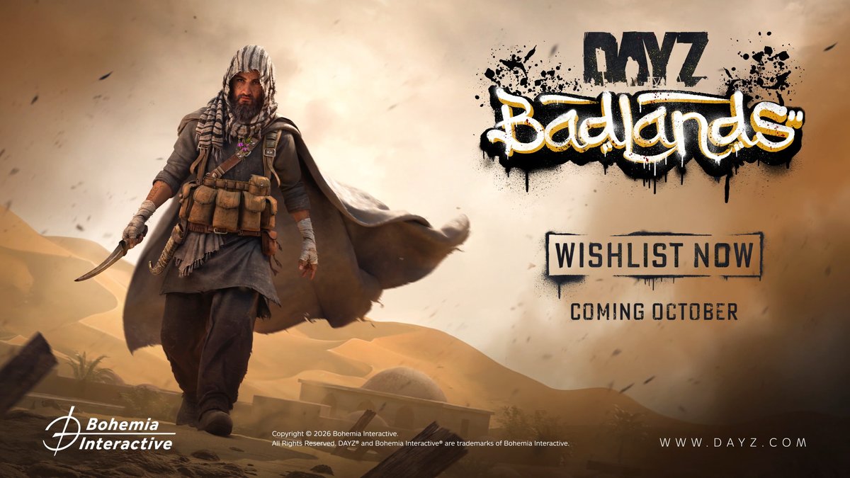 DayZ Badlands brings fresh rebuilding mechanics and never-before-seen assets to the ultimate survival experience. Expansion window revealed for October 2026 from DayZ 🖥 🎮 ❤️