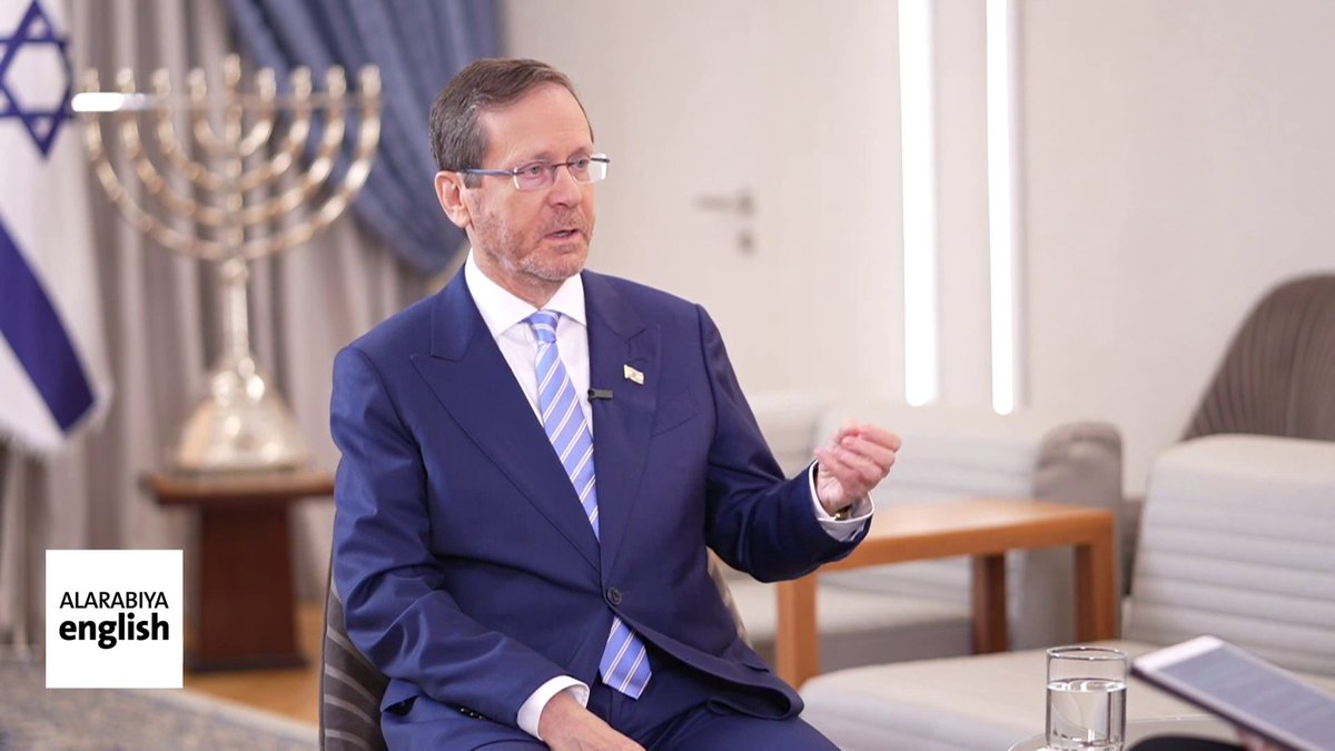 🔴 Exclusive: Israeli President Isaac Herzog says he dreams of driving to Beirut, visiting Damascus and witnessing peace between Israel and Saudi Arabia.