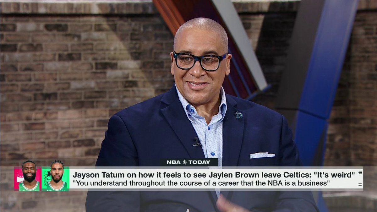"I'm hearing that in a lot of ways Jaylen [Brown] probably felt like Jayson [Tatum] was the favorite." Marc J. Spears on the Celtics' decision to part ways with Jaylen Brown 👀