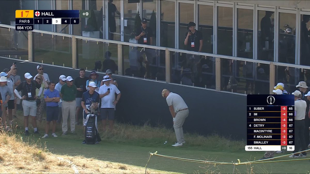 Harry Hall making this look easy at The Open! 😮