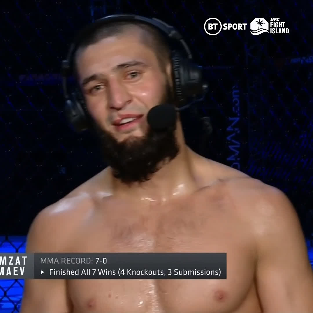 6 years ago, Khamzat Chimaev made his UFC debut and asked for another fight immediately after 🔊