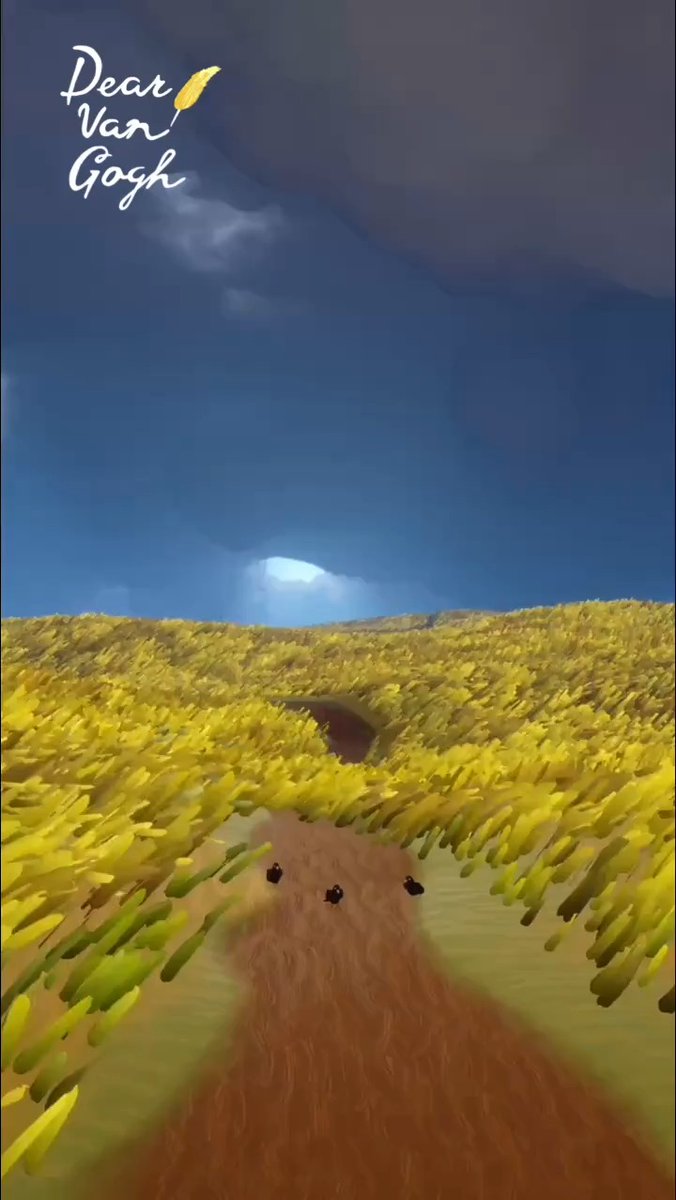 Let your mind wander into a sea of endless gold. A soft, whispering escape into Van Gogh’s vibrant summer palette: where the earth rests in delicate violets and the sky breathes in pink and blue 🌾 Thank you to #skycreatortroupe member Sunny Veen (on YouTube) for the amazing voiceover of this touching letter from Vincent van Gogh ✨