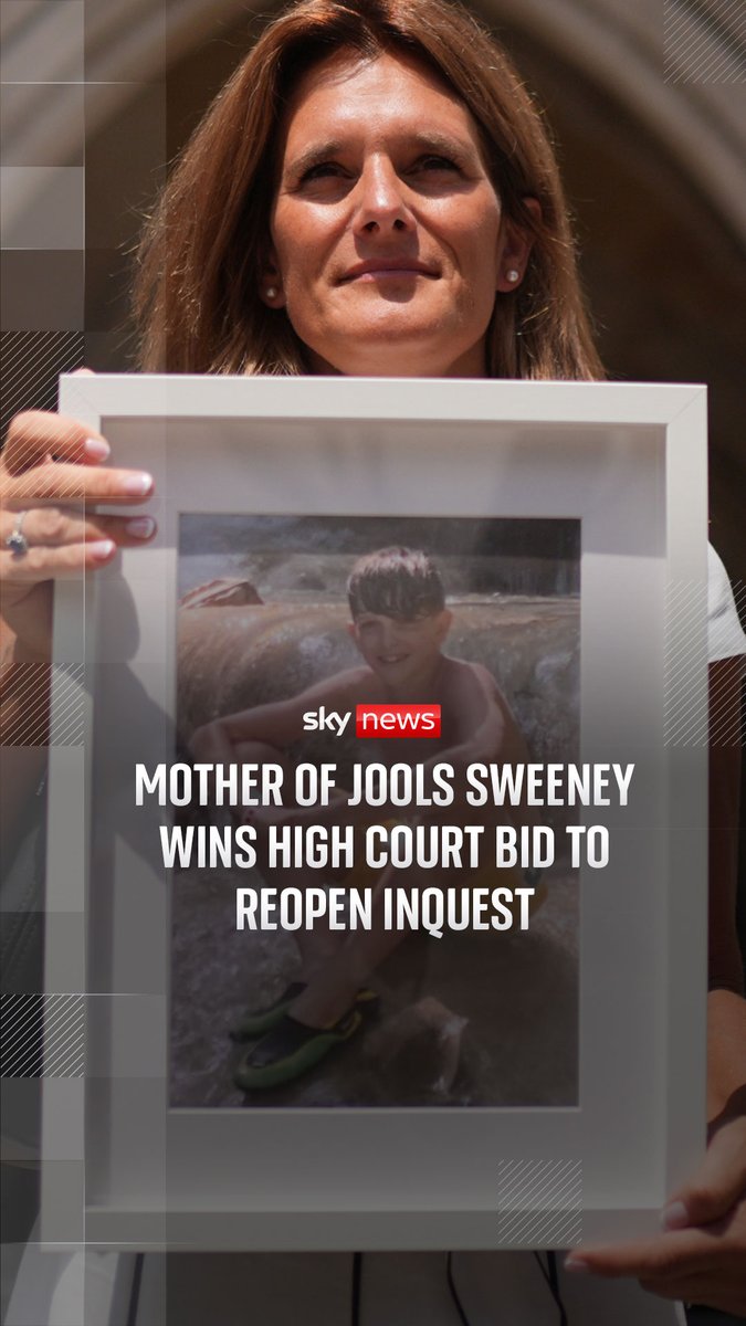 An inquest into the death of 14-year-old Jools Sweeney will be reopened after the original conclusion was quashed at the High Court. Technicalities in the case left Jools' parents unable to access their son's social media history after he died. Latest: