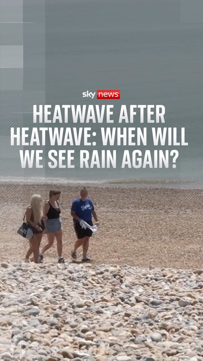 The UK has already experienced three heatwaves this year and some areas in the south of the country have gone 34 days with less than 1mm of rain. Our weather producer Joanna Robinson reports ⬇️ Read more: