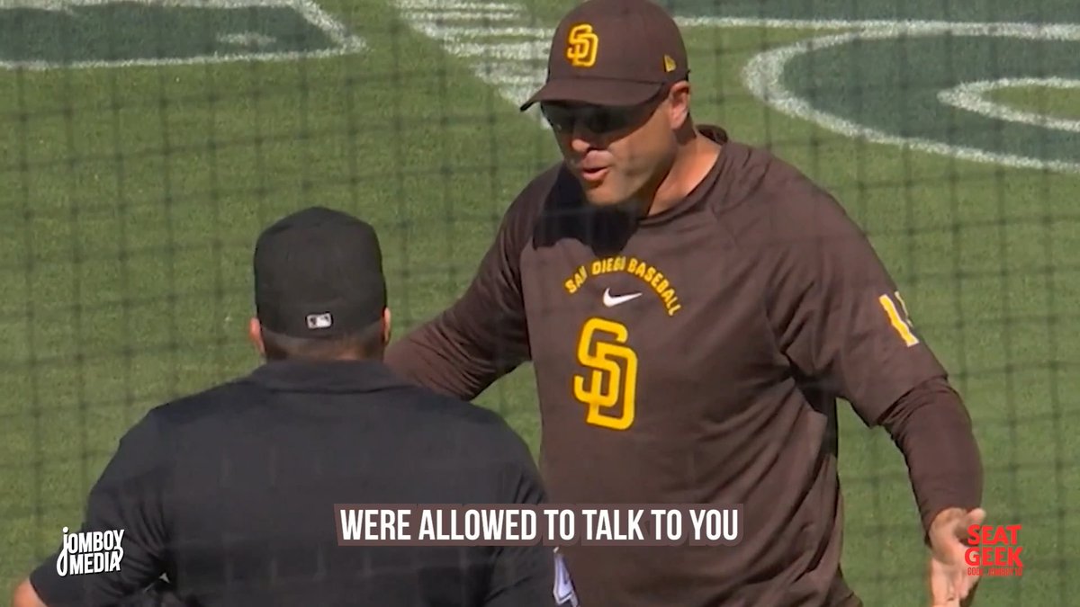 Umpire ejects two Padres coaches three pitches into the game, a breakdown