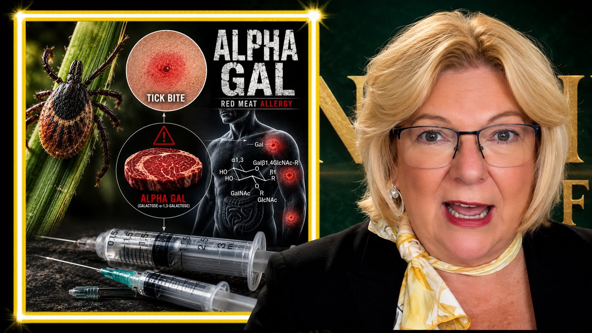 🚨MAJOR WEAPONIZATION OF TICKS UPDATE🚨 Vaccines Load The Alpha-Gal Syndrome Gun, And The Tick Bite Pulls The Trigger! Respected Medical Researcher Dr. Sherri Tenpenny Warns That All The Vaccines Have Been Deliberately Tainted, And That The So-Called 'Vaccines' Are Really Just Trojan Horse Delivery Systems! She Goes On To Warn That The Only Way To Protect Yourself Is To Not Take Any Of The Frankenshots Developed By Big Pharma, And The Entire Industry "Must Be Blown Up!" In This Report, Dr. Tenpenny Releases Bombshell Findings Documenting The Weaponization Of Ticks, Mosquitos, & Other Insects As Biological Weapon Delivery Systems! This Information Will Save Lives: Watch It, Research It, Share It, And Together We Will Bring Bill Gates & The Rest Of His Mad Scientist Co-Conspirators To Justice, But More Importantly, We Will Be Able To Stop Their Depopulation Soft Kill Operation & Literally Save Billions Of Lives! MUST-WATCH/SHARE FULL INTERVIEW! Dr Sherri Tenpenny Alex Jones Network 🔴WATCH/SHARE THE LIVE X STREAM NOW: