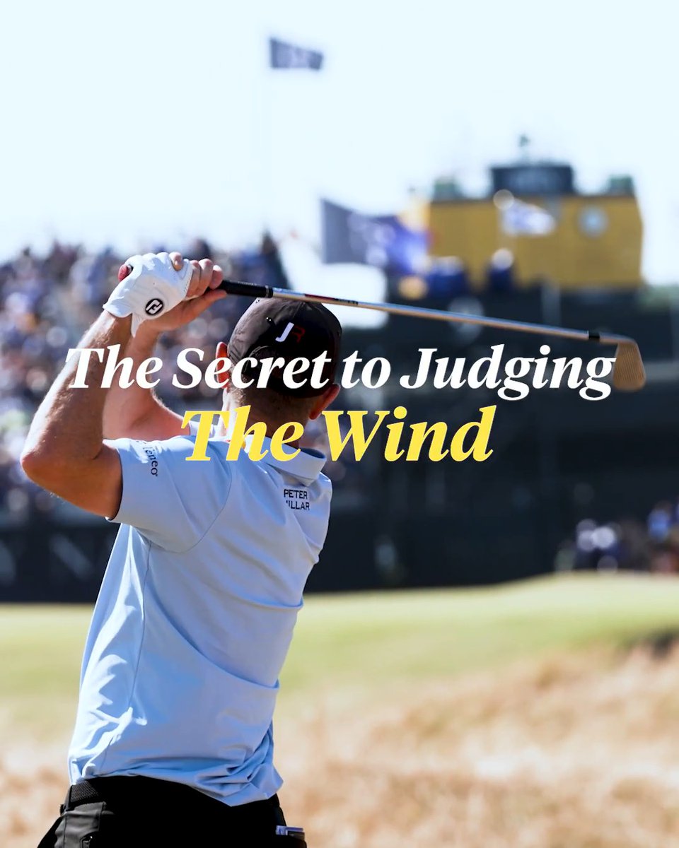 Links golf forces pros to take the wind into account more than ever. 🍃 Here's how they do it, and so can you. 👇