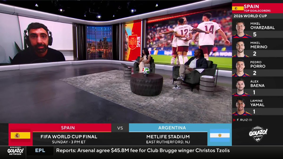 “It would be the icing on the cake.” Phil Kitromilides hopes both Lionel Messi and Lamine Yamal deliver memorable performances to cap off what promises to be a special World Cup Final 🇦🇷🇪🇸