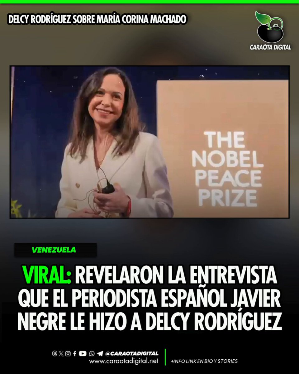 #15Jul | La presidenta encargada de Venezuela, Delcy Rodríguez, afirmó que la líder opositora María Corina Machado «ha hecho mucho daño al país», tras acusarla de haber solicitado de forma «insistente el bloqueo económico contra Venezuela», y aseveró que su «ambición de poder la llevó a desatender a los sectores productivos y trabajadores golpeados por las sanciones» Video: Real America's Voice en Español