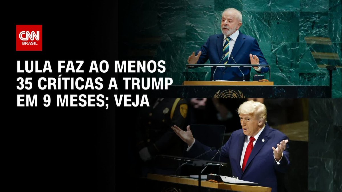 Lula faz ao menos 35 críticas a Trump em 9 meses; assista #CNNPrimeTime