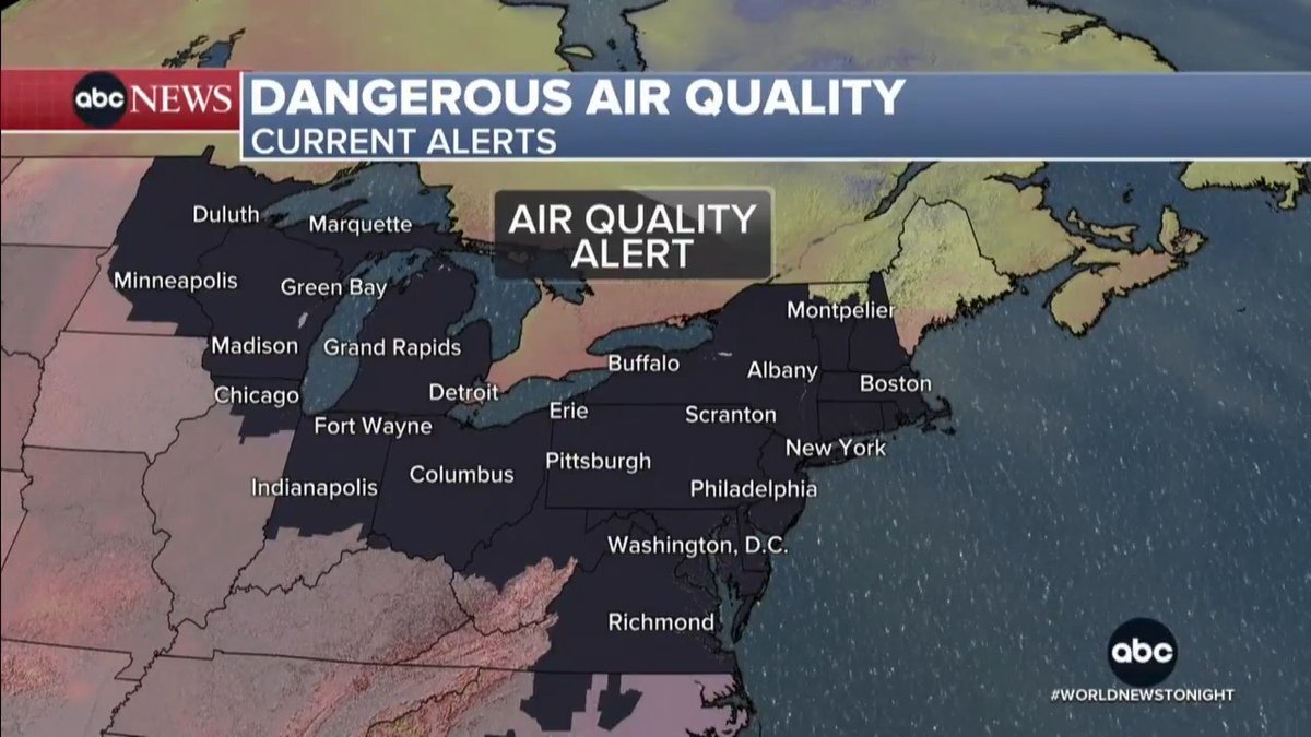 With millions across the U.S. under air quality alerts due to smoke from the Canadian wildfires, Lee Goldberg has the forecast and more on when the smoke is expected to drift south.