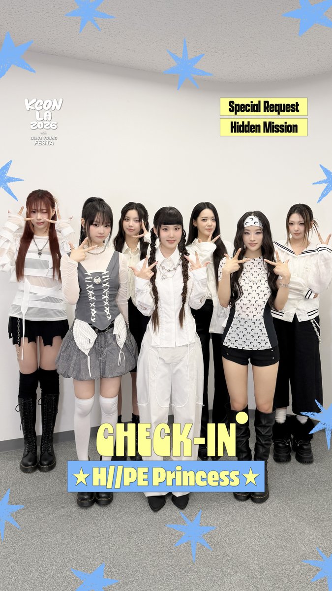 [#KCONLA2026] #HIIPE_Princess CHECK-IN Are you ready to enjoy KCON LA 2026 with H//PE Princess? ✨ Check out H//PE Princess’s special request and spot the hidden mission in the video! 👀 Respond to the request and guess the mission for a chance to win a prize 🎁 KCONers, let us know in the comments~! - 𝐆𝐄𝐓 𝐘𝐎𝐔𝐑 𝐓𝐈𝐂𝐊𝐄𝐓 𝐍𝐎𝐖! 🎟️ 🔗Ticket Info - KCON LA 2026 AUG 14-16 Arena, LA Convention Center Let’s #KCON