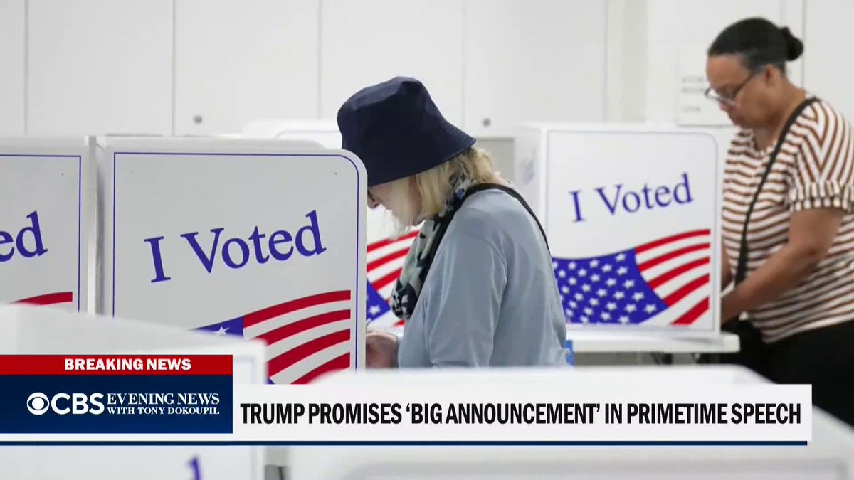 President Trump is expected to allege previously undisclosed Chinese efforts to influence U.S. elections and push for new national voting standards during his primetime address Thursday night, CBS News has learned. Ed O'Keefe has more.