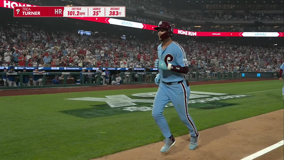 Trea Turner launched this solo shot 🚀