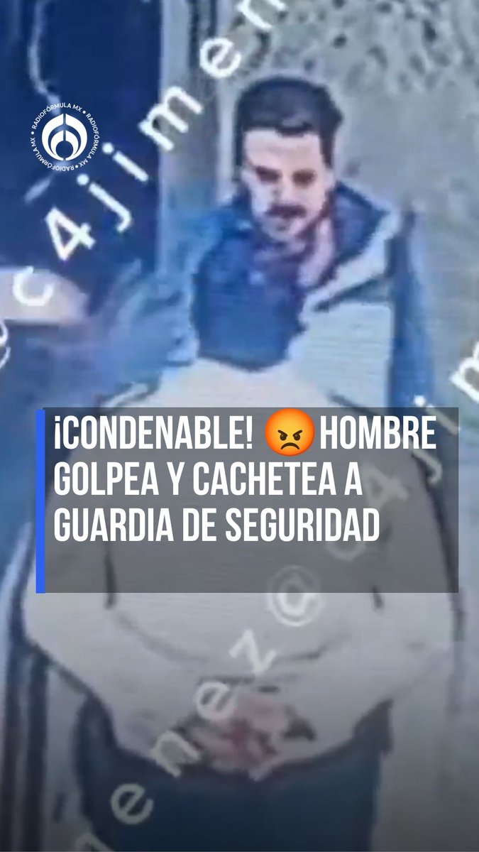 ¡CONDENABLE! 😡 Hombre golpea y cachetea a guardia de seguridad en condominio Park Pedregal de CDMX. 📹 #RFmx #Imperdible