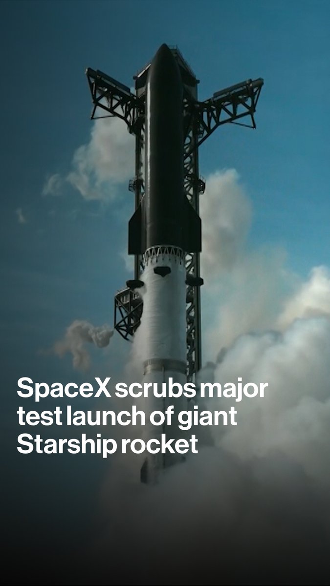 SpaceX said it will aim to launch its Starship rocket again in a few days after aborting Thursday’s mission when some of its engines didn’t fire up, sending shares lower. More here: