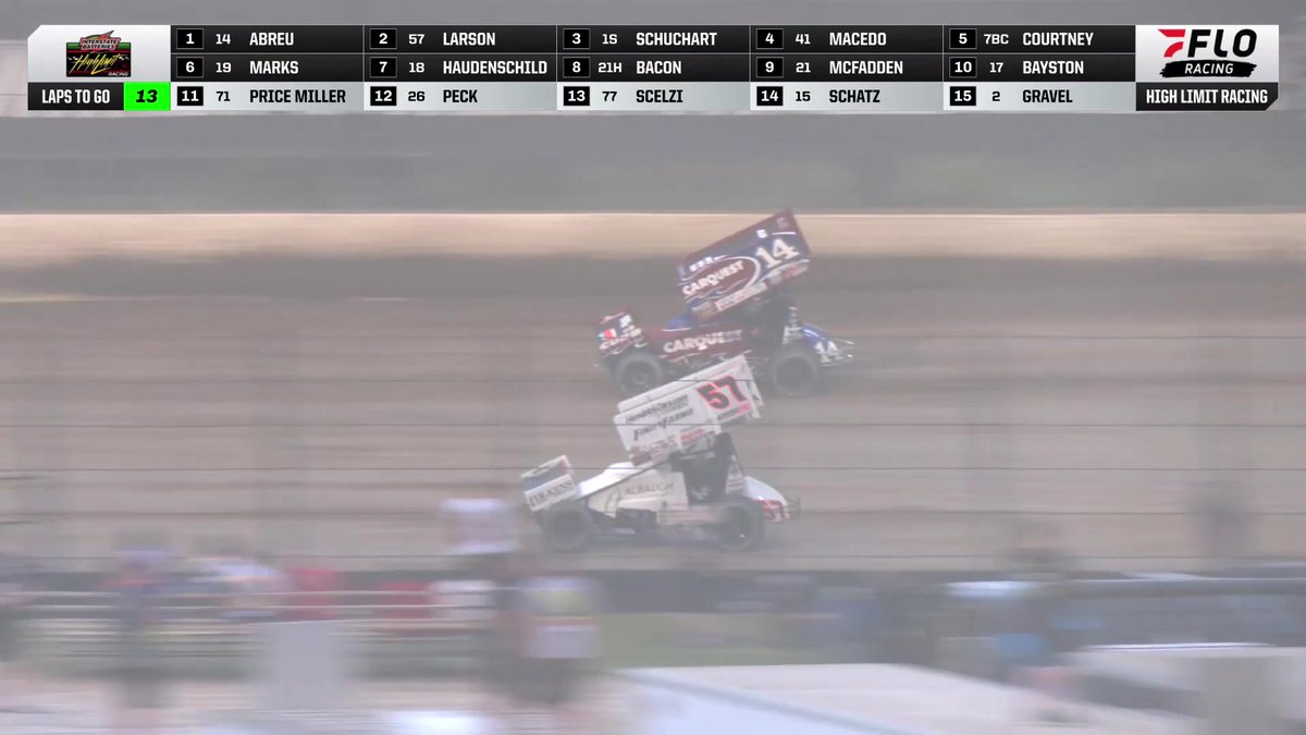 ๐ฅ Kyle Larson and RICO exchanged haymakers with $100,000 on the line at ELDORA SPEEDWAY! High Limit Racing #HighLimitRacing #JokersJackpot