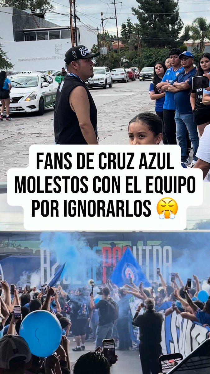 "LOS JUGADORES PASAN, PERO LO QUE SIEMPRE VA A ESTAR ES LA AFICIÓN" 👀 😬 La afición cementera quedó molesta, tras la negativa de Cruz Azul en el recibimiento en San Luis. Los campeones empiezan con pie izquierdo el inicio del AP26.