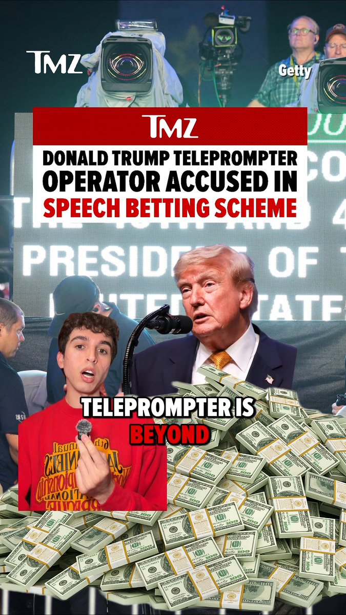 Federal investigators have accused President Trump's longtime teleprompter operator in connection with an alleged betting scheme.