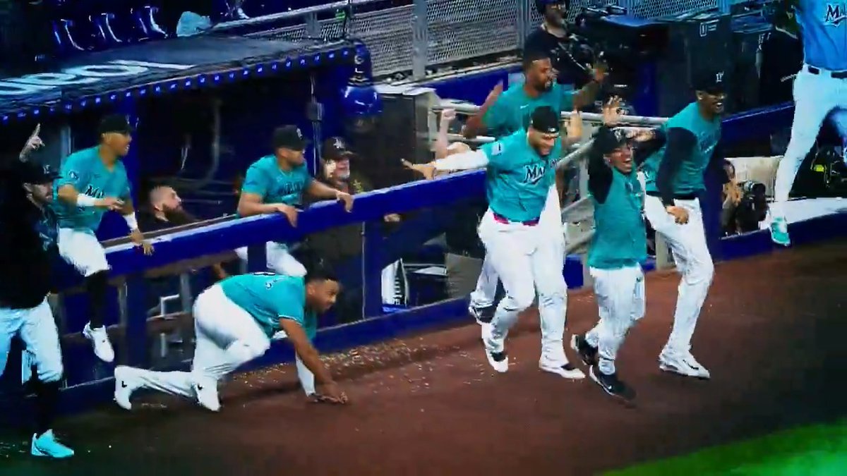 The Miami Marlins are making waves into the second half 🌊