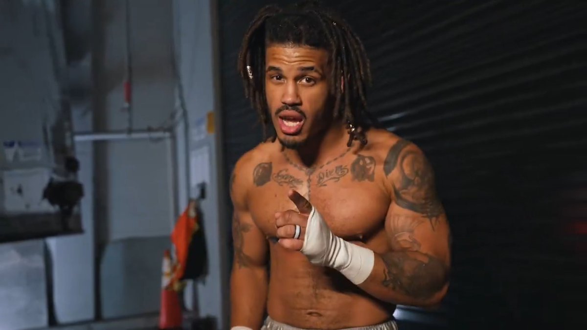 Fresh off a victory on ROH TV, a confident Dezmond Xavier calls his shot and challenges #AEW National Champion dunkzilla - マーク・デイビス!