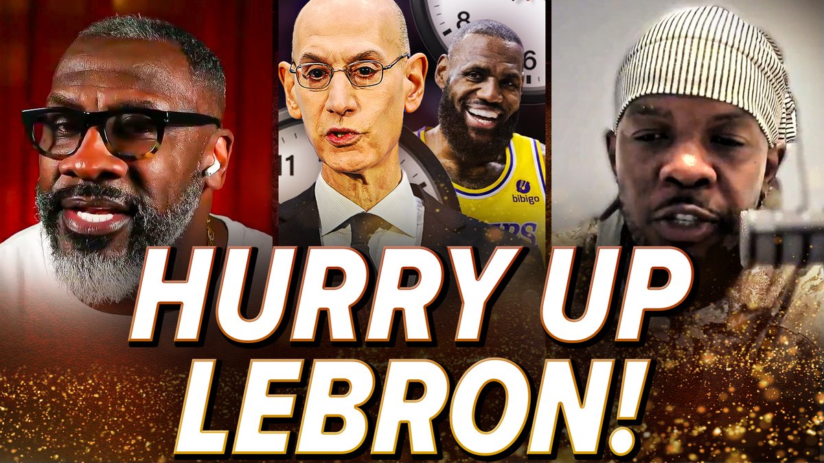 Adam Silver is also waiting on LeBron’s decision so he can finalize the NBA schedule. Still being the driving needle at age 41 is remarkable 🤴🏾 shannon sharpe | Chad Johnson | isojoe | #Nightcap