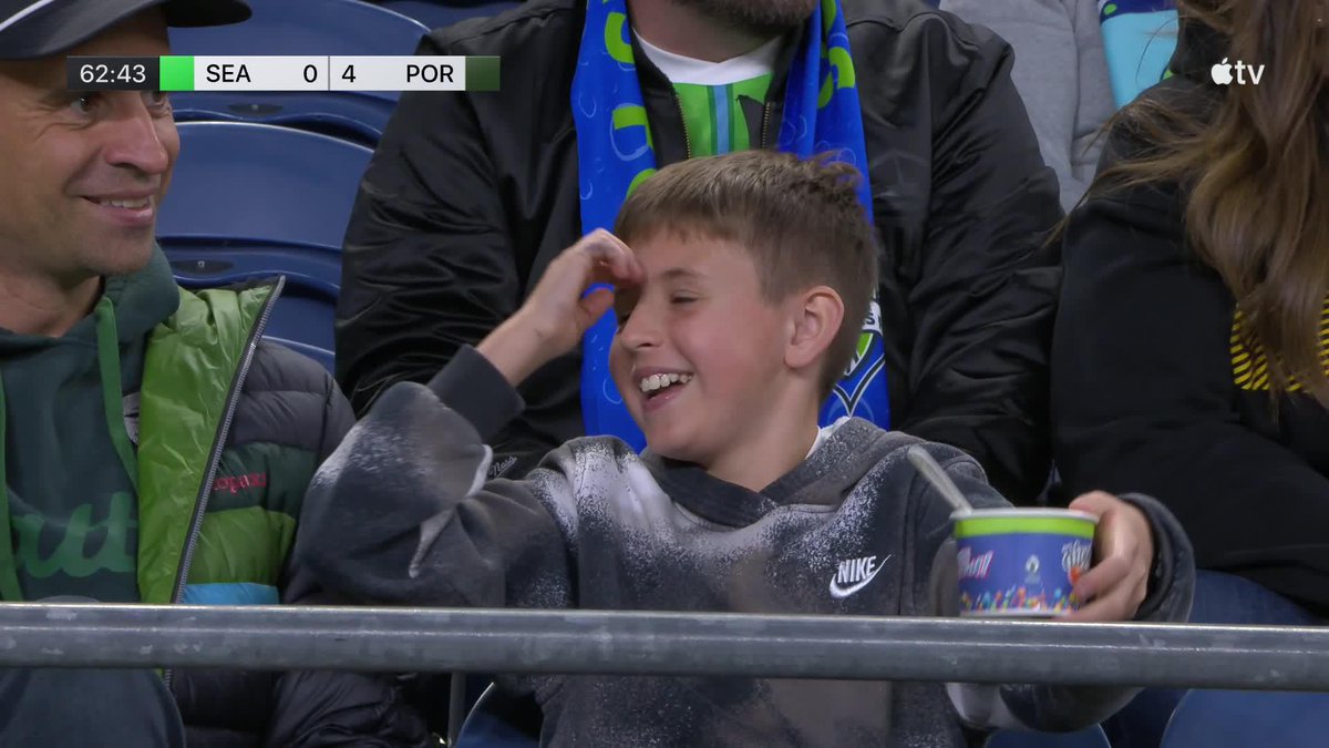 PORTLAND. AGAIN. IT'S FOUR. Portland Timbers are putting on a show in their rival's building.