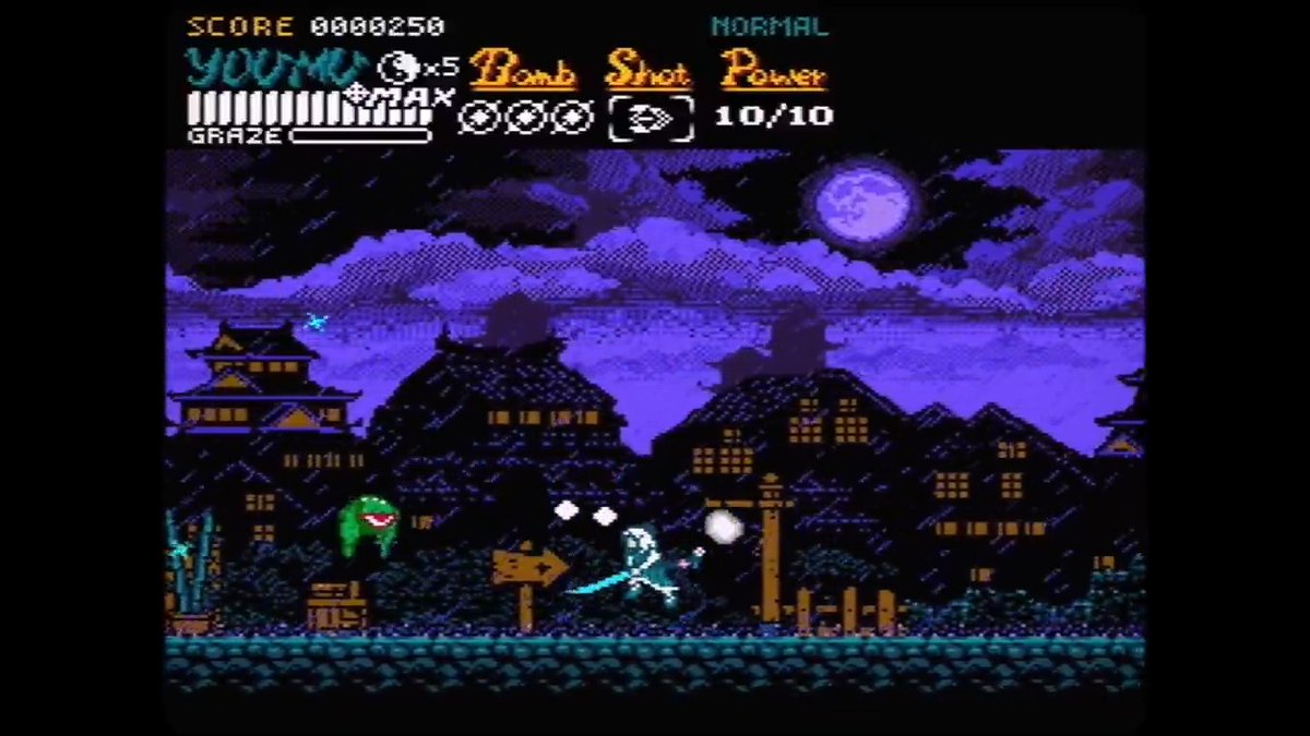【ニュース】「東方Project」二次創作・弾幕バトルアクション『TOUHOU GAIDEN』Steamでお披露目。霊夢と妖夢が進む、“PC-98風横スクロール幻想郷”