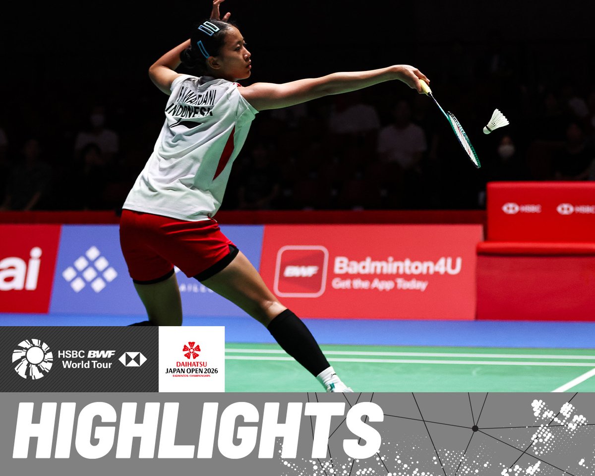 Putri Kusuma Wardani 🇮🇩 and Wang Zhi Yi 🇨🇳 collide for a spot in the semifinals. #BWFWorldTour #JapanOpen2026