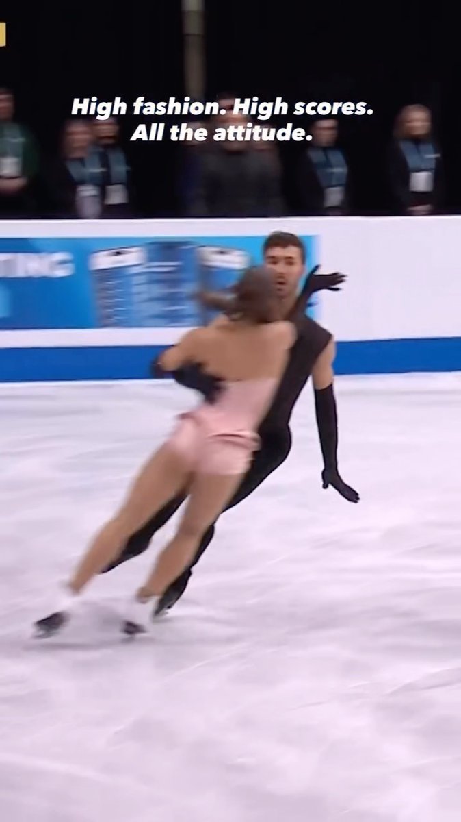 Vogue energy & golden results all season long! ✨ We can't wait to see what Laurence Fournier Beaudry & Guillaume Cizeron serve up next season. #FigureSkating