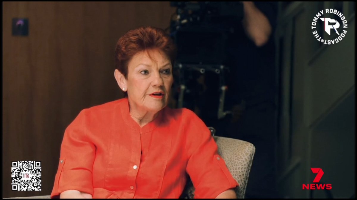 Pauline Hanson appears to have rued the end of the White Australia policy, claiming it sparked the country's ongoing problems with immigration. The comments come from an interview with far-right British activist Tommy Robinson, released overnight. #auspol
