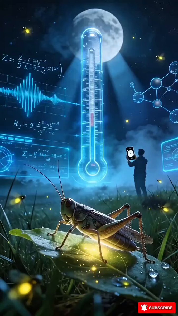 झींगुर की आवाज़ और Temperature का अनोखा Connection 👇