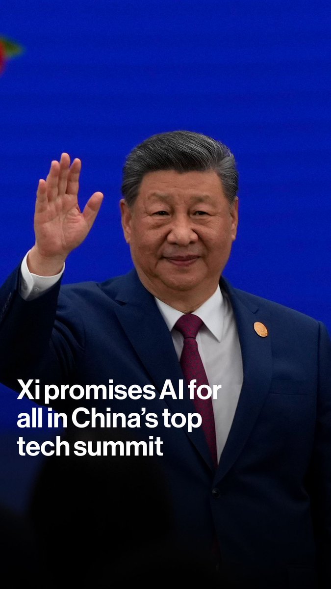 China’s Xi Jinping made his debut at the country's top tech summit, urging for more inclusive AI development. But his presence alone conveys a potent signal of Beijing's ambitions in the AI field and global governance of the tech