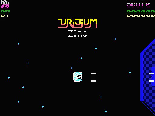 Uridium for the MSX (Trilobyte/2014). Part of the MSXdev'14 competition, it's a technical marvel and among the best screen scrolling for MSX1. Programmed by Arturo Ragozini, with Toni Gálvez in charge of the graphics, it's a homebrew conversion of the classic C64 shooter originally created by Andrew Braybrook in 1986.