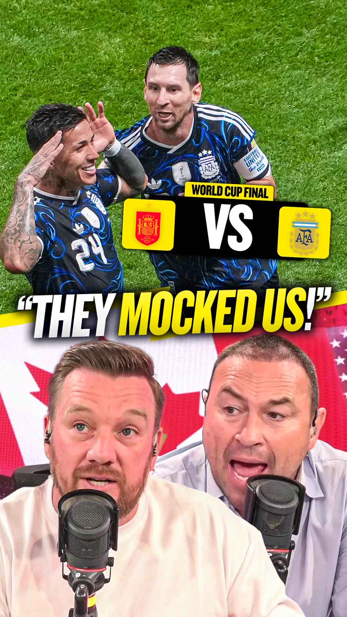 🏆 Cundy: "I wanna see Messi lift the World Cup!" 😡 O'Hara: "They were mocking us! Classless!" Jamie O'Hara is not having Jason Cundy supporting Argentina in the World Cup final after what happened vs England! 😤 #FIFAWorldCup