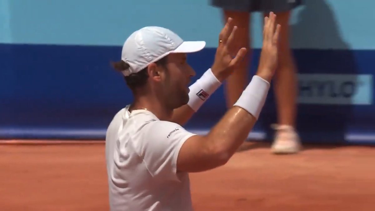 Quentin's moment 🦸♂️ It's one of the biggest wins of Quentin Halys' career as he upsets top seed and defending champion Bublik in Gstaad! EFG Swiss Open Gstaad | #SwissOpenGstaad