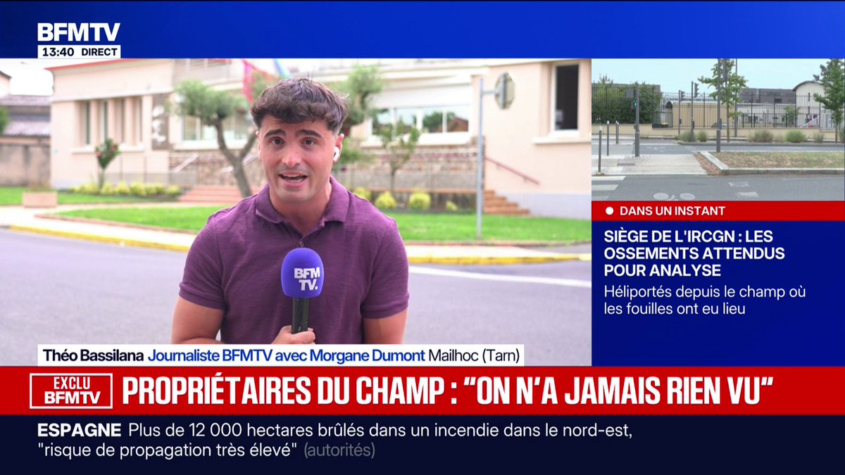 Affaire Jubillar: "On n'a jamais rien vu", confient les propriétaires du champ où les ossements ont été retrouvés