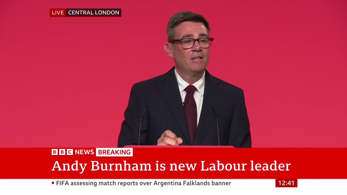"I want people to say once again, that Labour are for us," Andy Burnham says We can be the party that "puts more power in people's hands" and "hope in every heart", he adds Follow live: