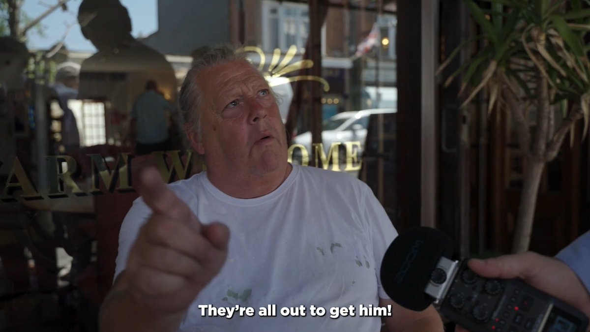 “They’re all out to get him.” Let’s listen to the people of Clacton. 👇