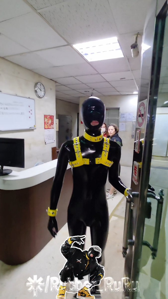 When your friends are at the door but you are already fully geared up