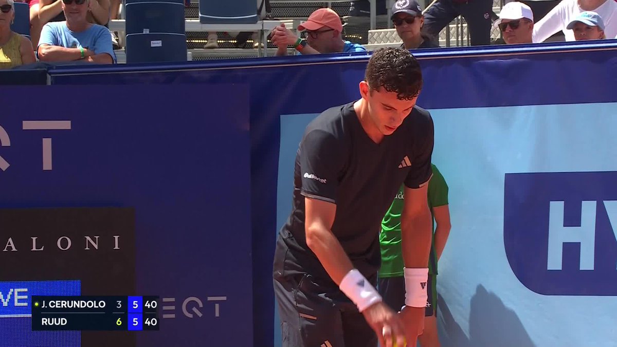 Ruud nos hizo dormir a todos en #Gstaad. 😴 📺 Mirá el mejor tenis en el Plan Premium de Disney Plus.