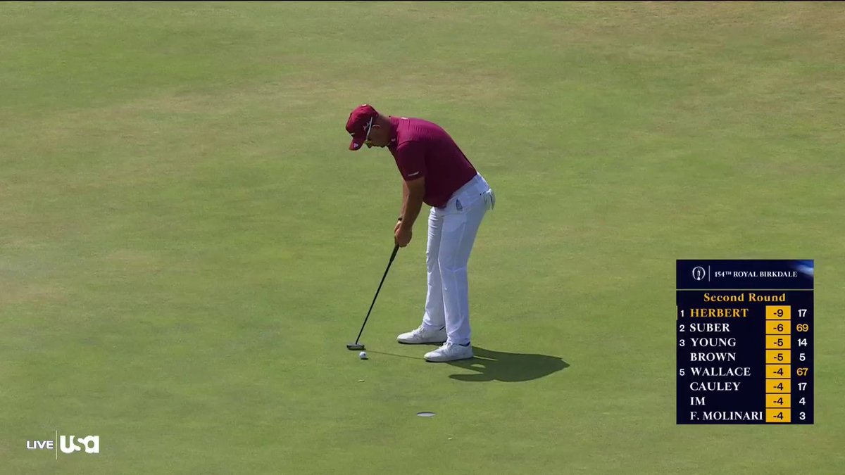 To break the scoring record in a major… PAIN.