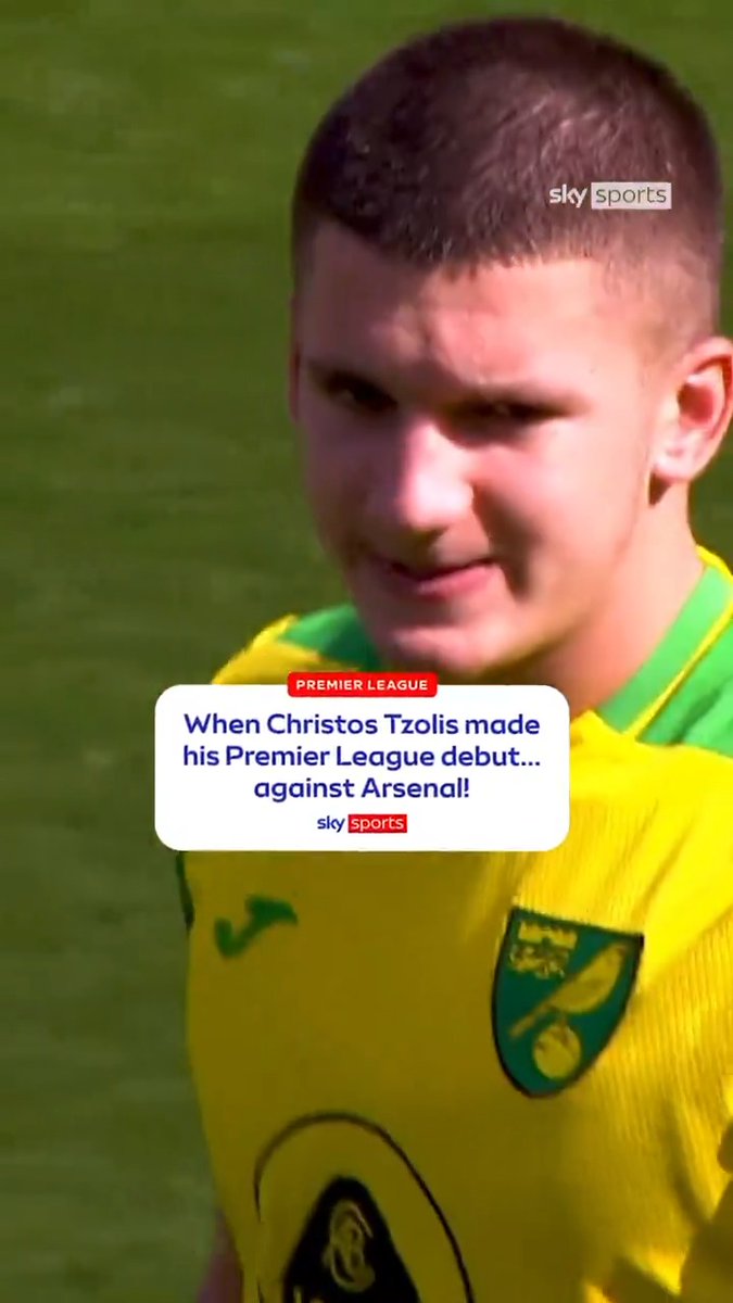 When Christos Tzolis made his Premier League debut for Norwich in 2021... five years later, the Greek winger is North London-bound! ⏮️🔴