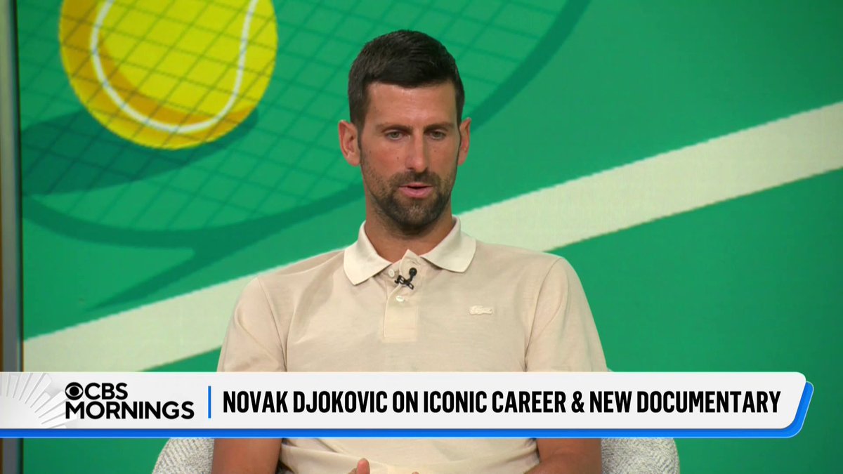 “I can always be better than I was yesterday”: Novak Djokovic is one of the greatest athletes of all time, but he told Gayle King that he’s aware of how his body responds differently now that he’s been playing elite tennis for more than two decades. Djokovic shared about scaling back on the court to spend more time with his family, falling in love with tennis as a young child in Serbia and Serena Williams’ return: “It’s a gift for us.” “Novak Djokovic: The Wolf in Winter,” a documentary on Amazon Prime about the tennis star, premieres next month.